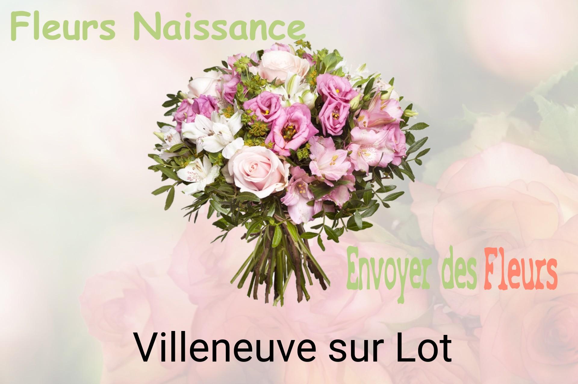 Bouquet de fleurs de naissance livré à Villeneuve-sur-Lot
